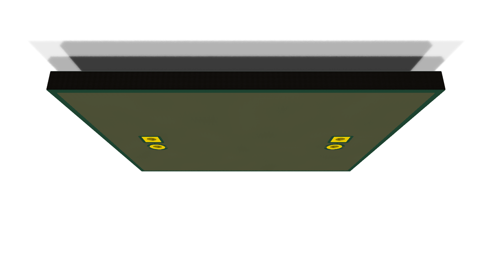 3D Back render of voltage_divider_routed