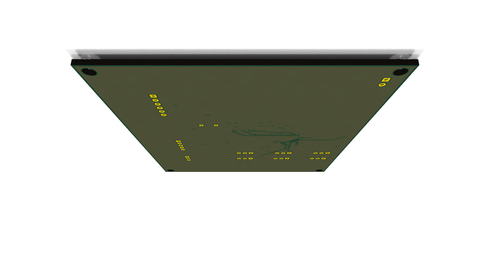 3D Back render of bldc_controller_routed